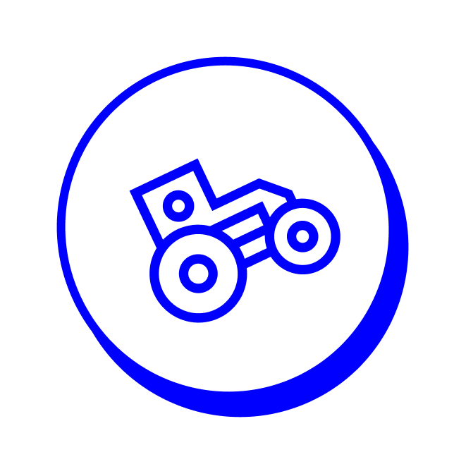 Tractr logo badge icon