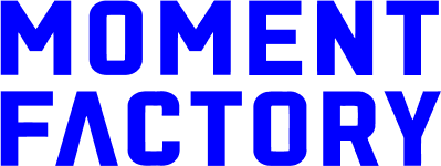 Moment factory logo bleu tractr
