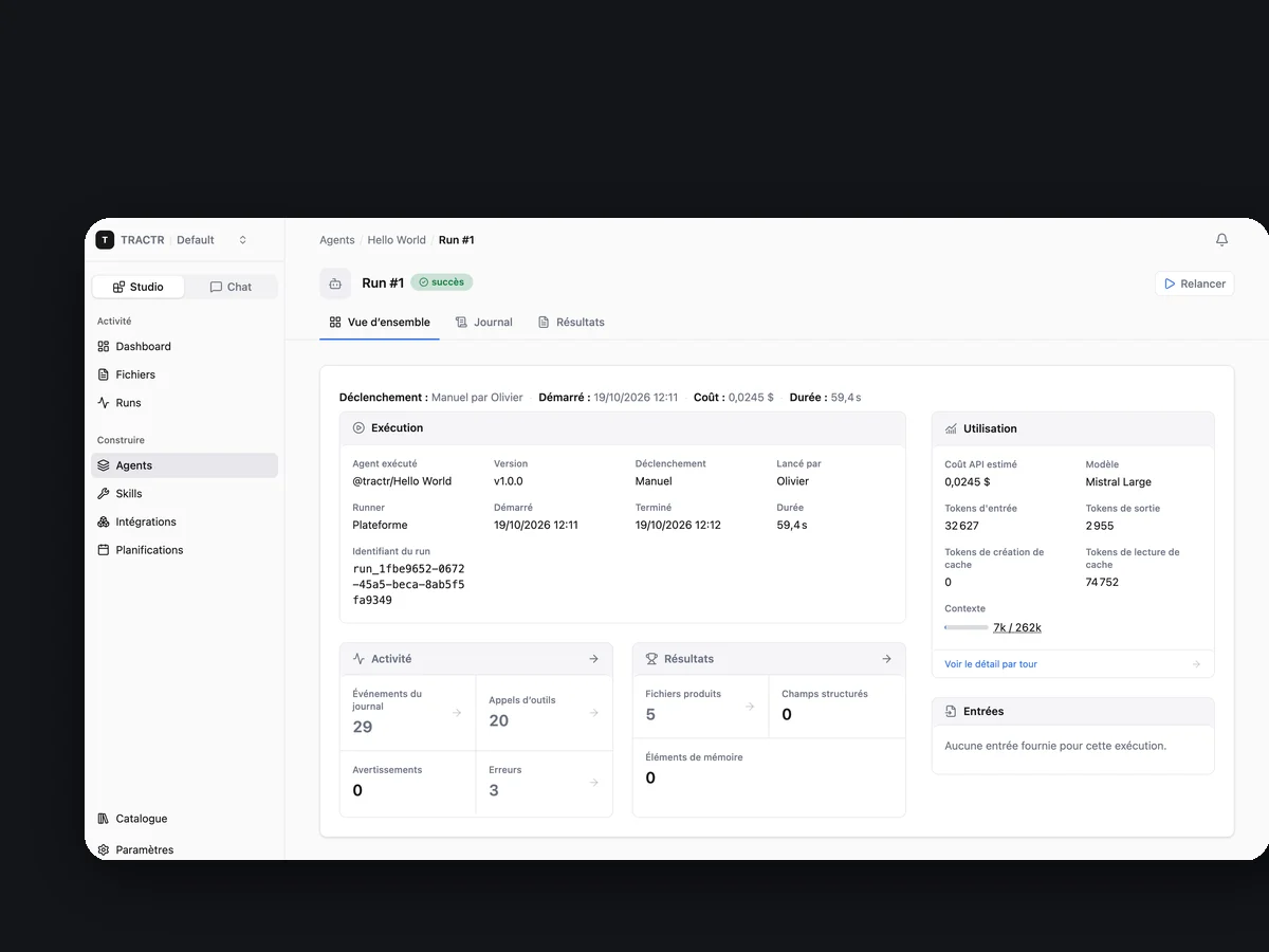 Appstrate, product preview